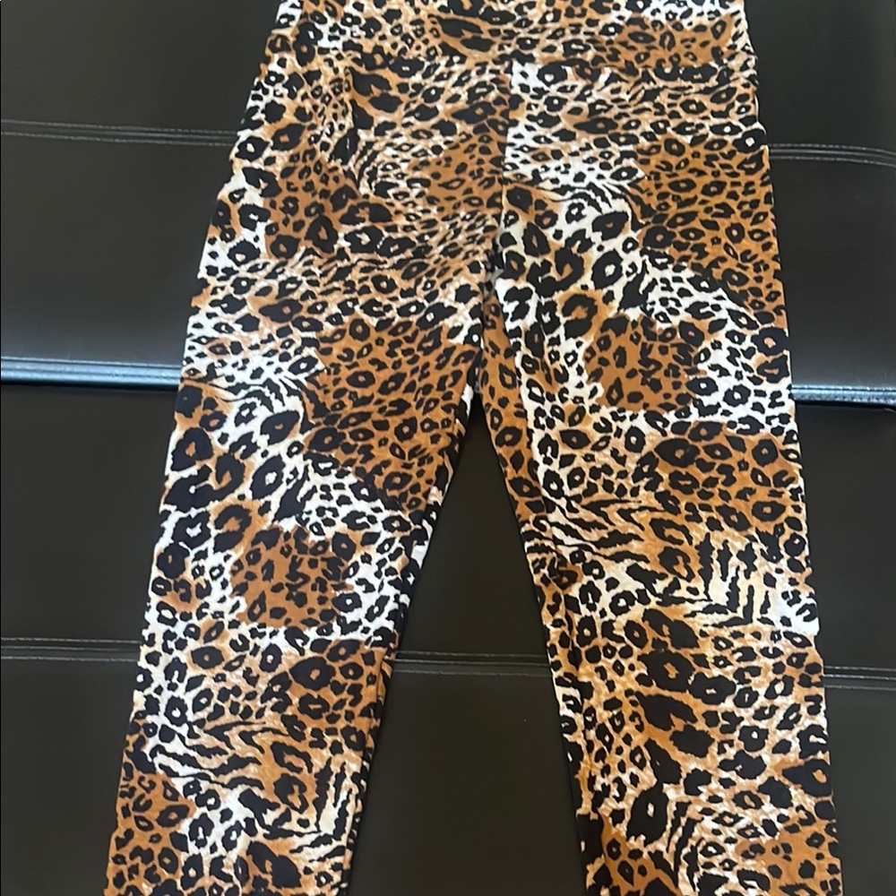 Leopard Print Kids Leggings